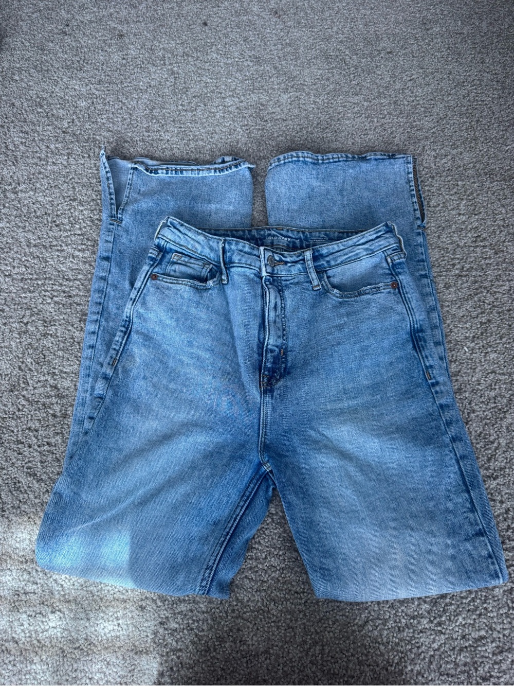 Old Navy women’s  Light Blue Straight-Leg Jeans